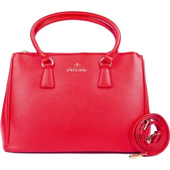 Dámská kabelka do ruky EVF0622-MICHELLE Egon Von Furstenberg Barva: Červená