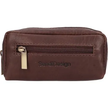 Kožená klíčenka SendiDesign Marco - hnědá