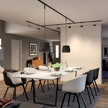 Bodové svítidlo Paulmann URail koncovka sada 2ks černá černé