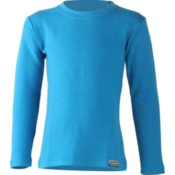 STONY dětská merino mikina - Modrá 5151 / 140 / Modrá