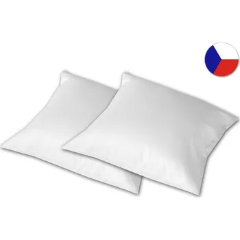 Dekorativní polštářek Saténový dekorační polštářek 40x40 ORNELLA Amélia hladký bílý