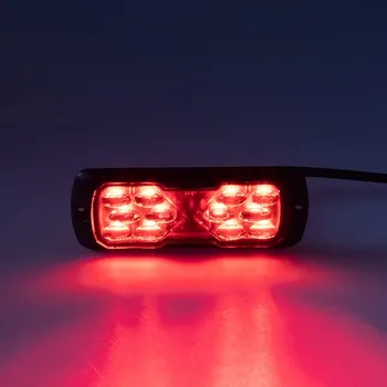 Přídavný světlomet PROFI LED výstražné světlo 12-24V 11,5W červené ECE R65 114x44mm, STM 911-E31RED