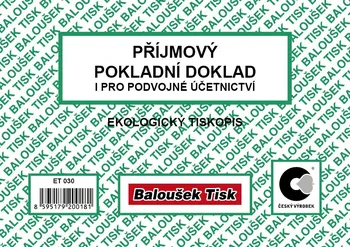 Tiskopis Baloušek Tisk ET030 příjmový pok.dok. i pro pod.úč. A6 50 listů