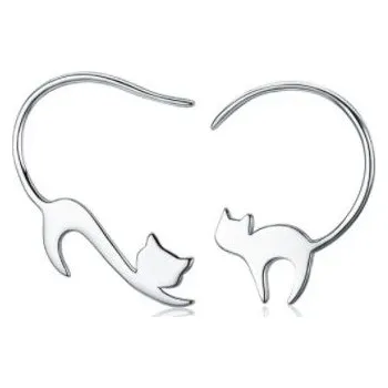 Náušnice All4Silver Náušnice kočičky stříbrné S3856