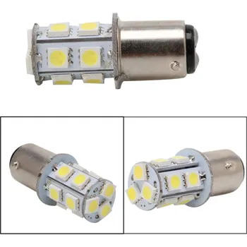 Autožárovka Červená LED žárovka s paticí BA15S, jednopólová 21/5W, 13SMD, 1ks (LED autožárovka s paticí BA15S, jednopólová 21/5W, 13SMD, 1ks)