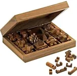 Sada 12 dřevěných hlavolamů Philos