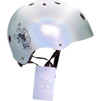 Cyklistická přilba SPORTOVNÍ HELMA MINNIE L 56-59 cm Seven 59247 stříbrná Velikost: L 56-59 cm