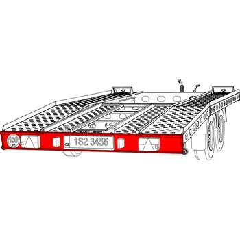 Přívěs Nárazník zadní VAPP PAV 2.02.5/4.04.2/1.96 1960 mm