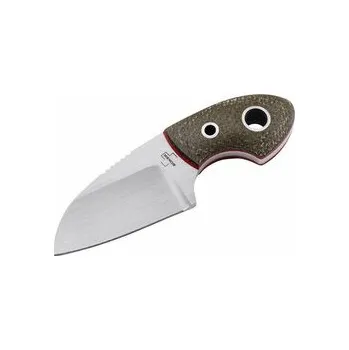 kapesní nůž Böker Plus 02BO324 GNOME MICARTA malý nôž 5,6 cm, zelená, Micarta, puzdro kydex, retiazka
