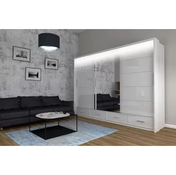 Skříňka na klíč Šatní skříň Multi 250, bílá