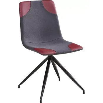Jídelní židle Jídelní židle LARS - DC 377, šedá + vínová / černá