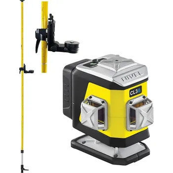 Měřící laser Křížový laser Nivel System CL3B - sety, různé varianty Varianta setu: Křížový laser + Rozpěrná tyč LP-36