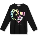 DÍVČÍ TRIČKO S LIŠKOU, velikost 116 - 146 Barva: Černá, Velikost: 116