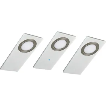 Lampička Evotec Ploché LED svítidlo do podhledů Pano, 3x, bílá akrylový kryt bílý 3 x 4 W LED - Doprava zdarma