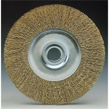 Drátěný kartáč Osborn 0008566062 - Kartáč drátěný kotoučový pr. 200 mm, šíře 25 mm, pomosazený ocelový drát 0,3 mm zvlněný