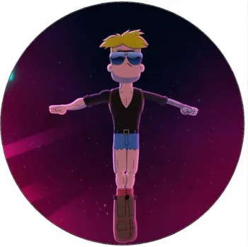 Jedlá dekorace na dort Jedlý papír Final Space Gary 19,5 cm