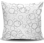 ASIR Povlak na polštář NKLF-207 bílý s kruhy