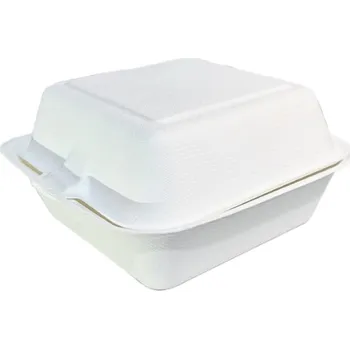 Jednorázové nádobí VIBAL Box hamburger BIO 160x160x80mm 100ks/4bal