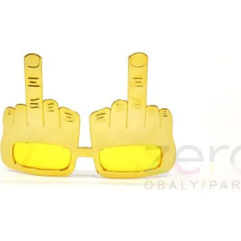 Karnevalová maska Brýle party 'Fuck you'