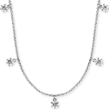 Náhrdelník Stříbrný náhrdelník ENGELSRUFER Třpytivé zirkony ERN-SHINY-05-ZI
