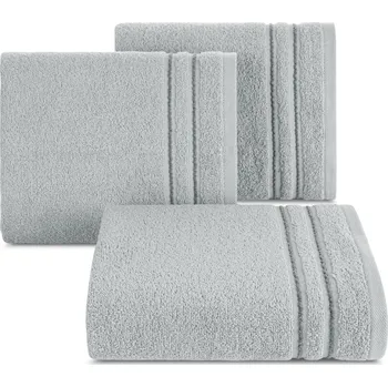 Ručník BAVLNĚNÝ RUČNÍK EMINA 50X90 CM STŘÍBRNÁ