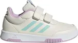Dětská volnočasová obuv adidas TENSAUR SPORT 2.0 CF K 5 Béžová, Světle zelená, Bílá