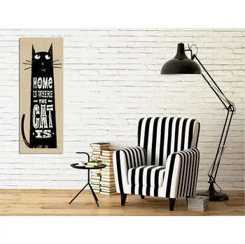 Obraz ASIR Obraz na plátně Home is where the Cat is