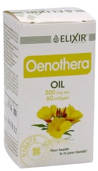 Přírodní produkt Elixir Pupalkový olej 300 mg 60 cps.