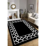 ASIR Koberec (200 x 290) BAGUE černobílý