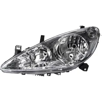 Přední světlomet Levé přední světlo Peugeot 307 (3A/3E/3H) 01-05 S MLHOVKOU