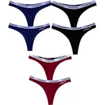 PeSaiL Dámské bavlněné tanga DG14 - 3ks Barva: Mix barva, Velikost: XL