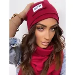 Dámská tepláková VSB čepice bordó, VELIKOST UNI