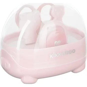 KikkaBoo Dětská sada na manikúru Medvídek růžový 10x8x7 růžová