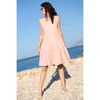 Dámské šaty Lotika Autorské letní šaty Lotika ze 100% lnu 1016339