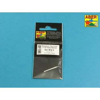 Plastikový model Aber Models 1/56 Russian 76,2 mm F-32 barrel for KV-1