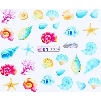 Umělé nehty NehtyShop Vodolepky mušle