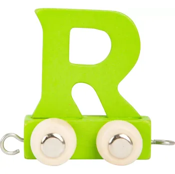 Vláček a vláčkodráha Legler Dřevěný vláček barevná abeceda písmeno R