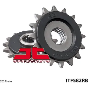 Řetězová sada pro motocykl JT PŘEDNÍ ŘETĚZOVÉ KOLO 443 16 S GUMOU YAMAHA XJ 600 DIVERSION '92-'03 (44316JTRB) (ŘETĚZ 520)