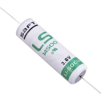Článková baterie SAFT LS14500 CNA 3,6V 2600mAh 1KS AA lithiový článek/baterie s axiálním drátem