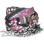 Vkusný dámský šátek s třásněmi šedá, VELIKOST UNI