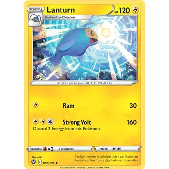 Sběratelská karetní hra Pokémon TCG Lanturn 052/195 - Reverse Holo