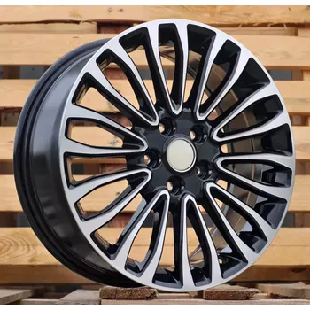 Alu kolo Alu kola Racing Line Y1158, 17x7 5x108 ET50, černá + leštění vhodné pro Ford Focus (od 2018), Ford Kuga (od 2019), Ford Mondeo IV (od 2015)