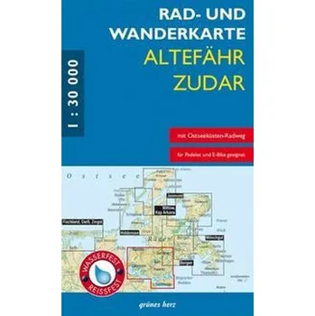 Rad- und Wanderkarte Altefähr - Zudar