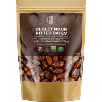 Sušené ovoce BrainMax Pure Datle Deglet Nour sušené BIO, vypeckované, 250 g