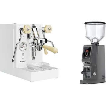 Kávovar Lelit Mara PL62X V2, white + Eureka Atom W 65, grey