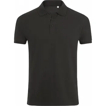 Pánské tričko Sol's Pánská přiléhavá polokošile Phoenix s vegan certifikací Barva: šedá uhlová melír, Velikost: M L01708