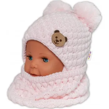 Nákrčník Pletený nákrčník/komínek - růžový, Velikost koj. oblečení univerzální