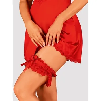 Podvazek Obsessive AMOR červený - s kupónem KUP15 cena 297 Kč + extra diskrétní expedice