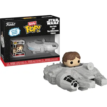 Figurka Funko Bitty POP! Rides: Star Wars - Han Solo and The Millennium Falcon