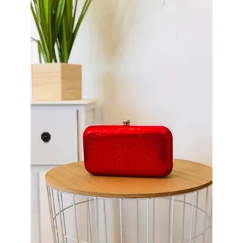 Kabelka Dámská společenská kabelka 7105 červená, VELIKOST UNI